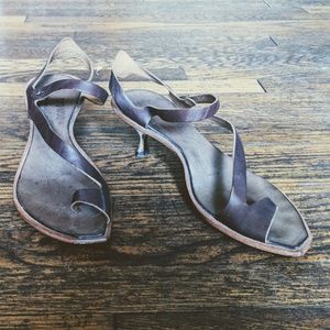 Sold Cydwod Vintage 38 strappy sandals, horn hl